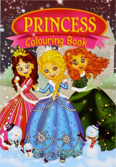 A4 Prinsesser Malerbok 16 Sider