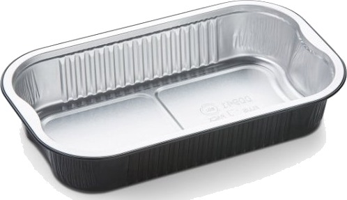 Alubakke Ready2cook 964 Ml 234X138x43 Mm Sort,160 Stk/Ps 160 Stk.