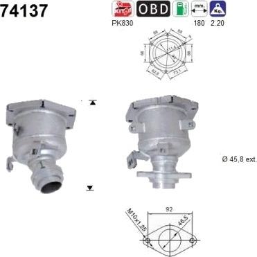 Katalysator AS 74137