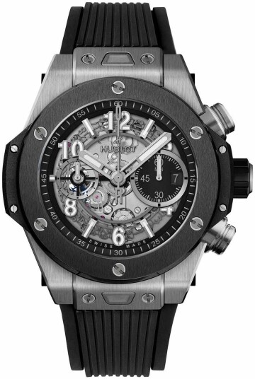 Hublot Herreklokke 421.NM.1170.RX Big Bang 44mm Sort/Gummi Ø44 mm Hublot Herreklokke 421.NM.1170.RX Big Bang 44mm Sort/Gummi Ø44 mm