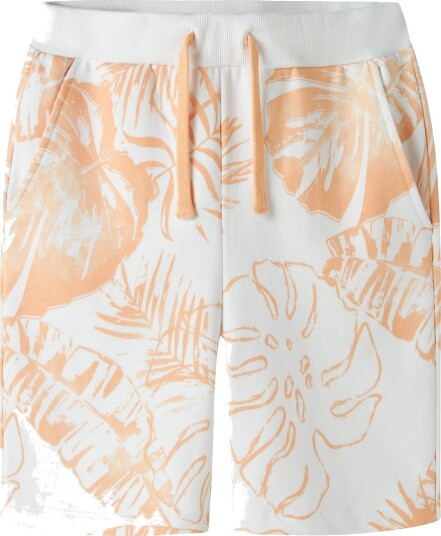 Name It Shorts NkmFalin Bright White Name It 6 år (116) Shorts Hvit Oransje