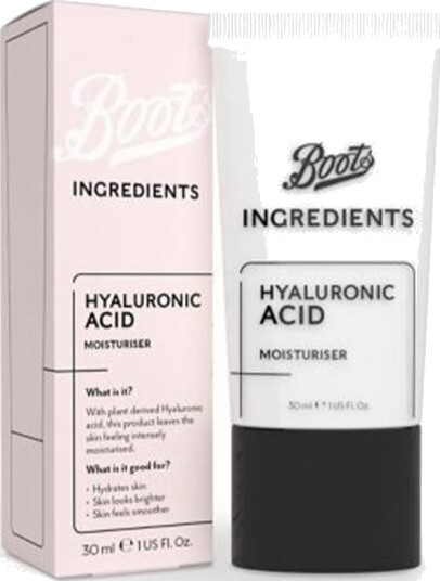 Boots Ingredients Hyaluronic Acid fuktighetskrem 30 ml