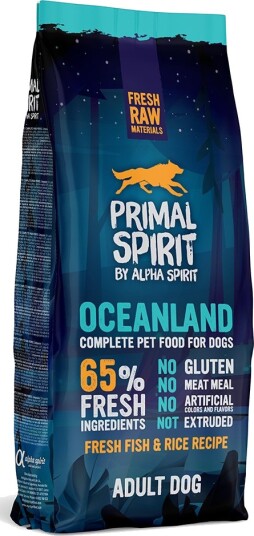 Primal Tørrfôr Spirit 65% Oceanland Hundefôr 2 X 12 kg