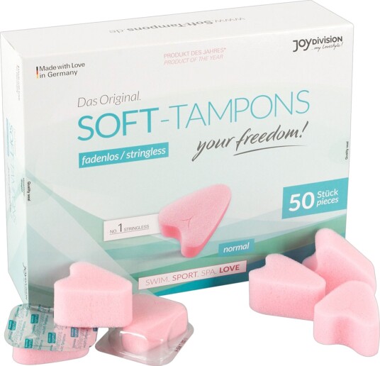 JoyDivision Soft Tamponger 50 stk Lyserosa JoyDivision Soft Tamponger 50 stk Lyserosa
