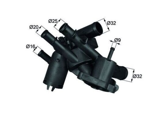 Termostat MAHLE ORIGINAL TM 4 109