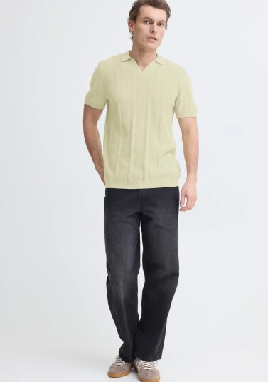 Blend Bhbaron Split Polo Noos Green XXXL Blend Bhbaron Split Polo Noos Green XXXL