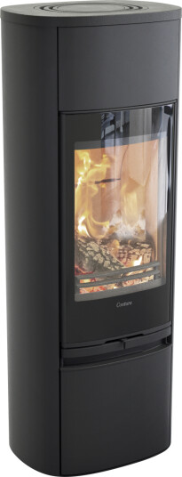 Contura 890G Style svart vedovn med glassdør Contura 890G Style svart vedovn med glassdør