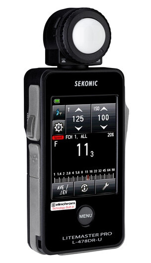 Sekonic L-478DR EL Lysmåler med Elinchrom Skyport sender Sekonic L-478DR EL Lysmåler med Elinchrom Skyport sender