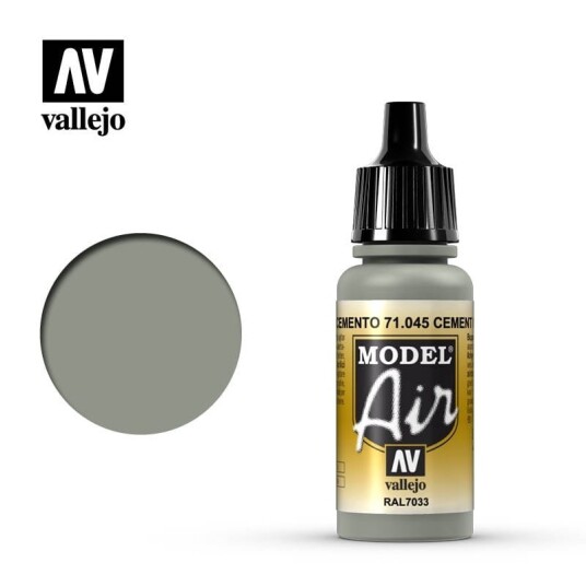 Vallejo Model Air Cement Grey 17ml (71.045)