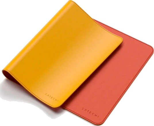 Satechi Eco Skinn Vendbar Musematte Gul/Oransje
