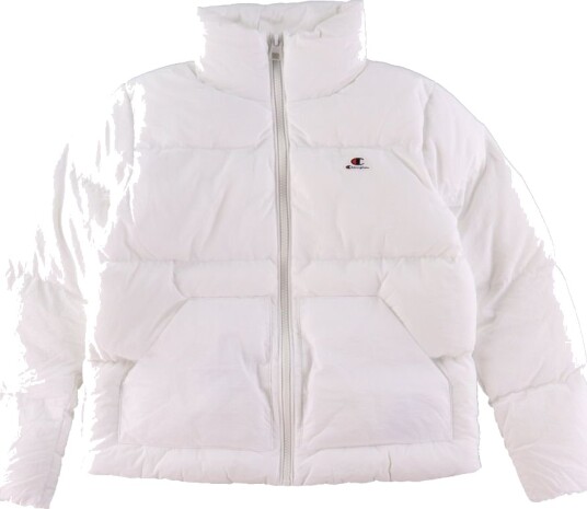 Champion Fashion Polstret Jakke Hvit m. Logo Champion 16 18 år (176 188) Dunjakke