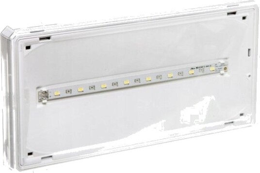 Awex Nødarmatur Exit Led 3W 350Lm 1H 1 Funksjon At Hvit Ete/3W/Bse/At/Wh
