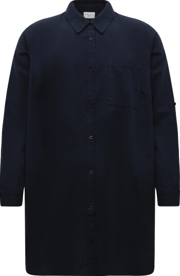 Kaffe Curve Kcnana Shirt Tunic - MIDNIGHT MARINE - 44