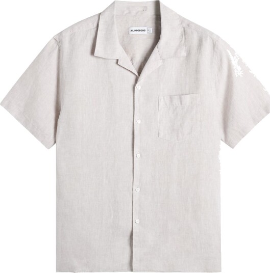 J. Lindeberg Elio Linen Shirt Grey XL J. Lindeberg Elio Linen Shirt Grey XL