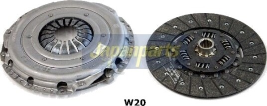 Trykkplate clutch JAPANPARTS SF W20