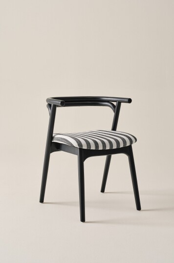 Jotex Stol Svart/stripe TOLLARP 2060462010