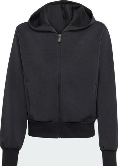 adidas adidas Girls Full Zip Hoodie Track Top størrelse 128 cm