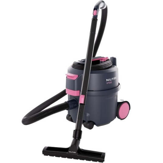 Nilfisk VP300 Grovstøvsuger HEPA 10L 700W Rosa