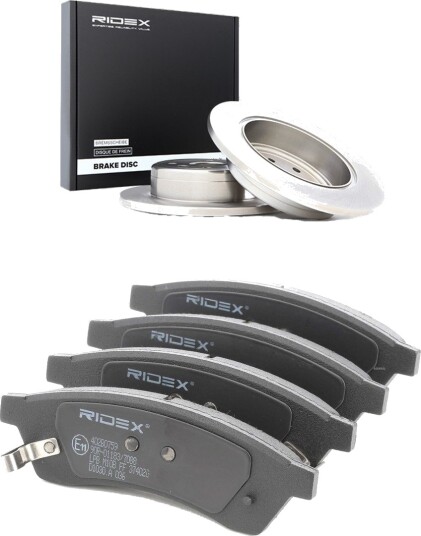 Bremseskiver og -klosser RIDEX 3405B2474