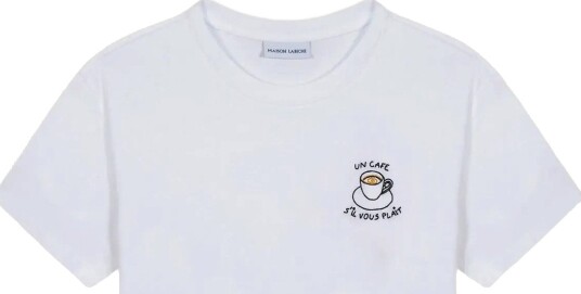 Maison Labiche Popincourt Un Cafe Svp / Gots White M