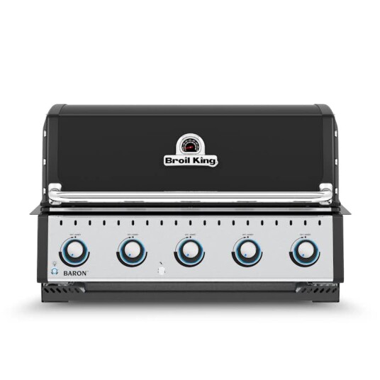 Broil King Baron 520 BI Innebygd Gassgrill med 5 Brennere, 15,5 kW, Svart