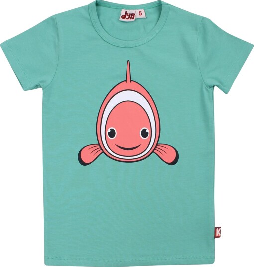 DYR T skjorte   Dyr Growl   Lake Clownfish   DYR   4 år (104)   T skjorte   Grønn