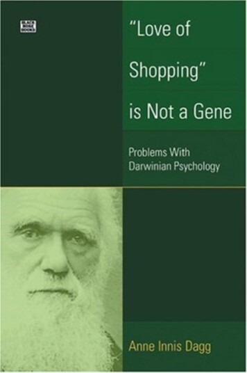 Love Of Shopping Is Not A Gene Love Of Shopping Is Not A Gene