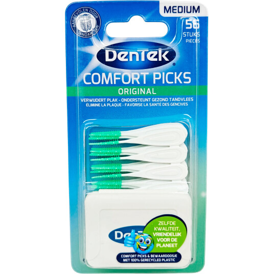 DENTEK Comfort Picks Original Medium 56 stk. Gummitannstikkere DENTEK Comfort Picks Original Medium 56 stk. Gummitannstikkere