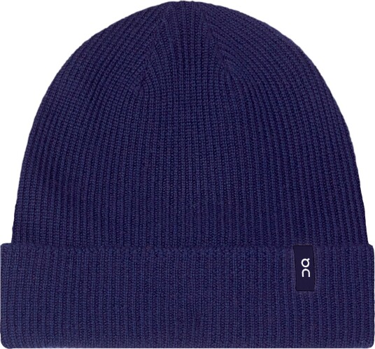 On Unisex Merino Beanie Midnight OneSize