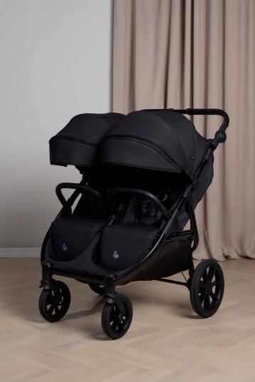 Beemoo BFF60 2 Søskenvogn Night Black