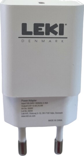LEKI BYCPH USB-C POWER ADAPTER 10W LEKI BYCPH USB-C POWER ADAPTER 10W