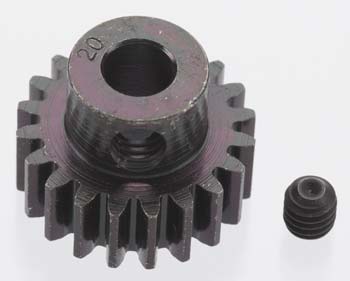 Robinson Racing 8620 X Hard 20T Black Steel 32P Pinion 5mm
