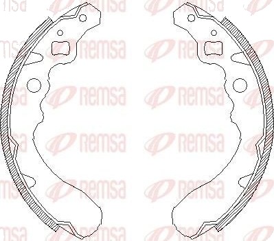 Bremsesko sett REMSA 4390.00