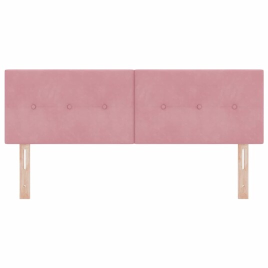 LED Hodegjerde Med Knapper Rosa 80 cm Fløyel