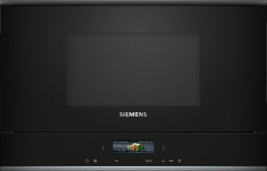 Siemens iQ700 Integrert Mikrobølgeovn med TFT-display 21L Sort Siemens iQ700 Integrert Mikrobølgeovn med TFT-display 21L Sort
