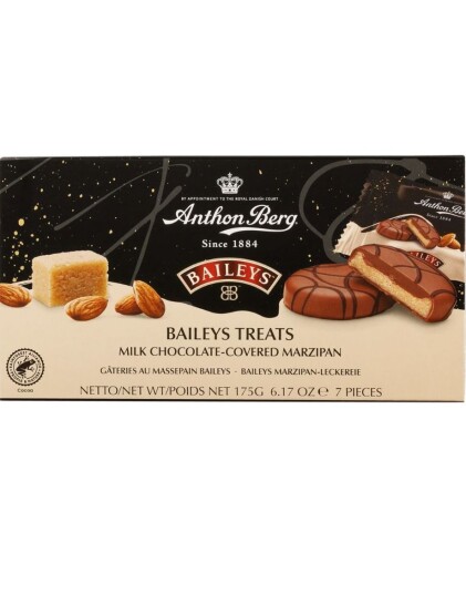 Anthon Berg Baileys TreatSjokoladedekket Marsipan med Kremlikørsmak i Gaveeske 175 gram