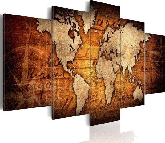 Bilde Amber Map 100x50 Artgeist sp. z o. o.
