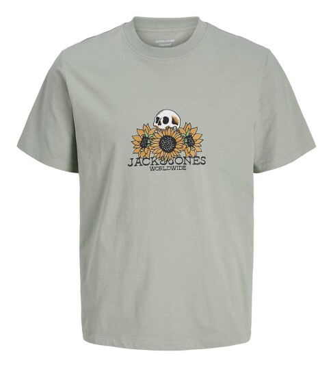 Jack & Jones Junior T skjorte jorCatskills Skull Tee SS CN SN Jnr Grønn