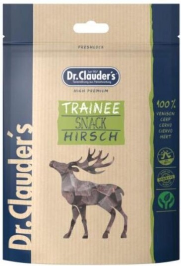 Dr.Clauder's Treningsgodbiter til Hund Hjort 80g