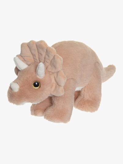 Teddykompaniet Dino, Triceratops, Aprikos, Stor - Orange - 43 CM