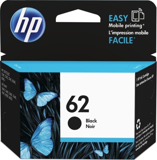 HP 62 (SORT) HPC2P04AE-BL