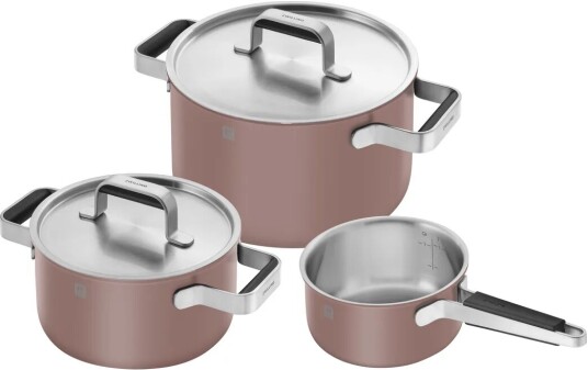 Zwilling Pure kasserollesett 5 deler Rosa Zwilling Pure kasserollesett 5 deler Rosa