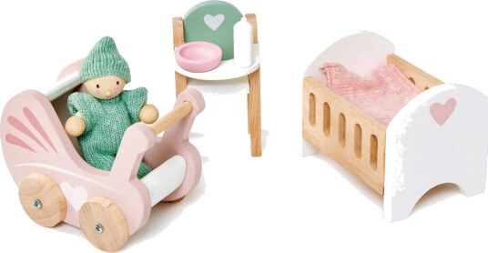 Tender Leaf Dukkehusmøbler Babyrom