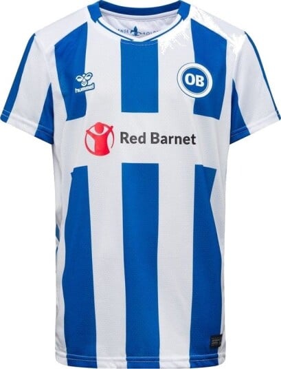 Odense Boldklub Hjemmedrakt 2025/26 Barn Hummel størrelse 152 cm
