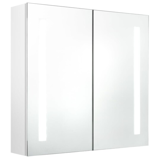vidaXL LED-speilskap til bad blank hvit 62x14x60 cm vidaXL LED-speilskap til bad blank hvit 62x14x60 cm