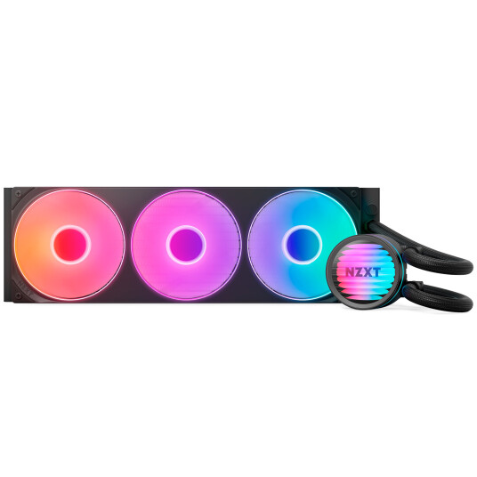 NZXT Kraken Core RGB 360mm AIO Kjøler svart NZXT Kraken Core RGB 360mm AIO Kjøler svart