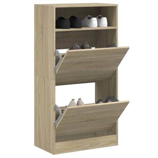  Skoskap sonoma eik 60x34x116 cm konstruert tre 8721012382534