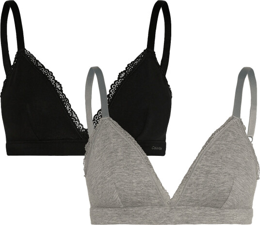 Calvin Klein Triangle 2Pk Black XS