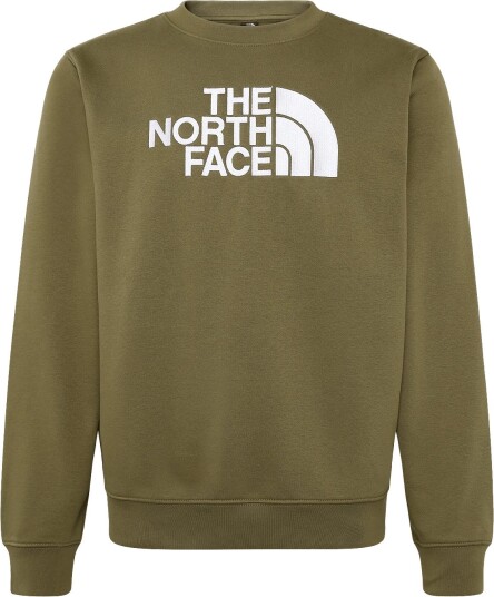 The North Face M Tnf Essential Drew Peak Regular Crew Khaki green L