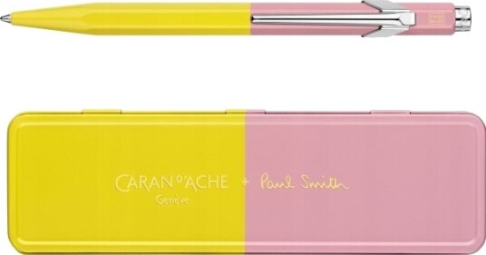 Caran D`Arche Caran D"ache 849 Kulepenn Paul Smith Edition 4, M, I Eske, Chartreuse/Rose Caran D`Arche Caran D"ache 849 Kulepenn Paul Smith Edition 4, M, I Eske, Chartreuse/Rose